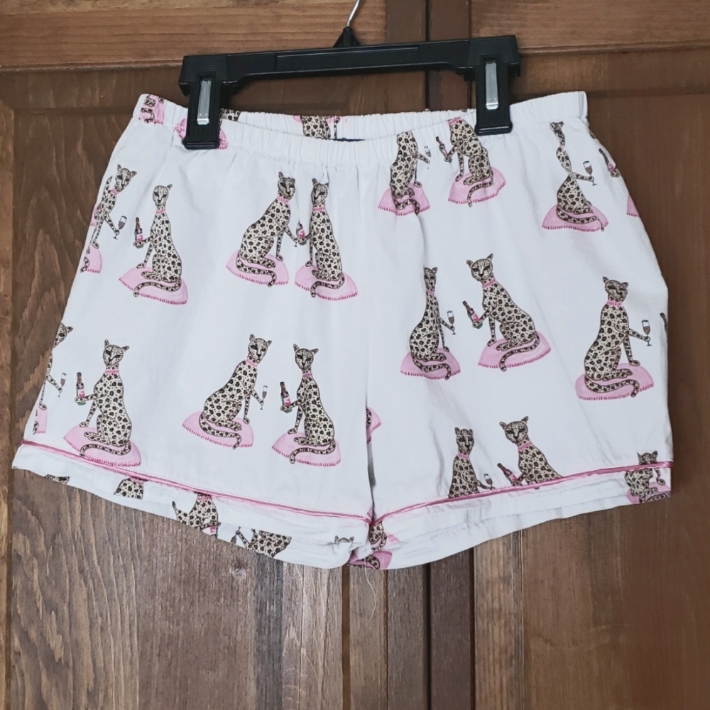 Toss Designs Cheetah Champaign Pajama Shorts